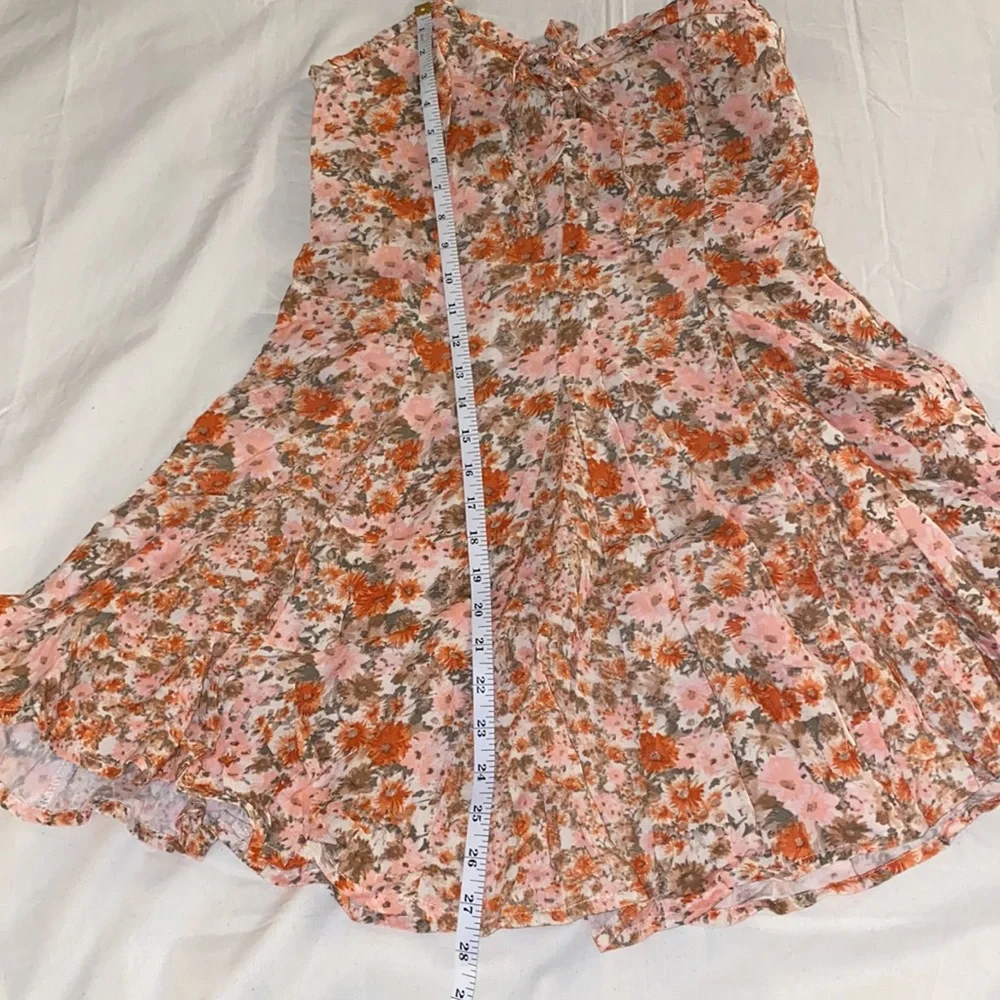 Wild Fable Floral Sundress - Rust & Pink Combo - Picture 11 of 13